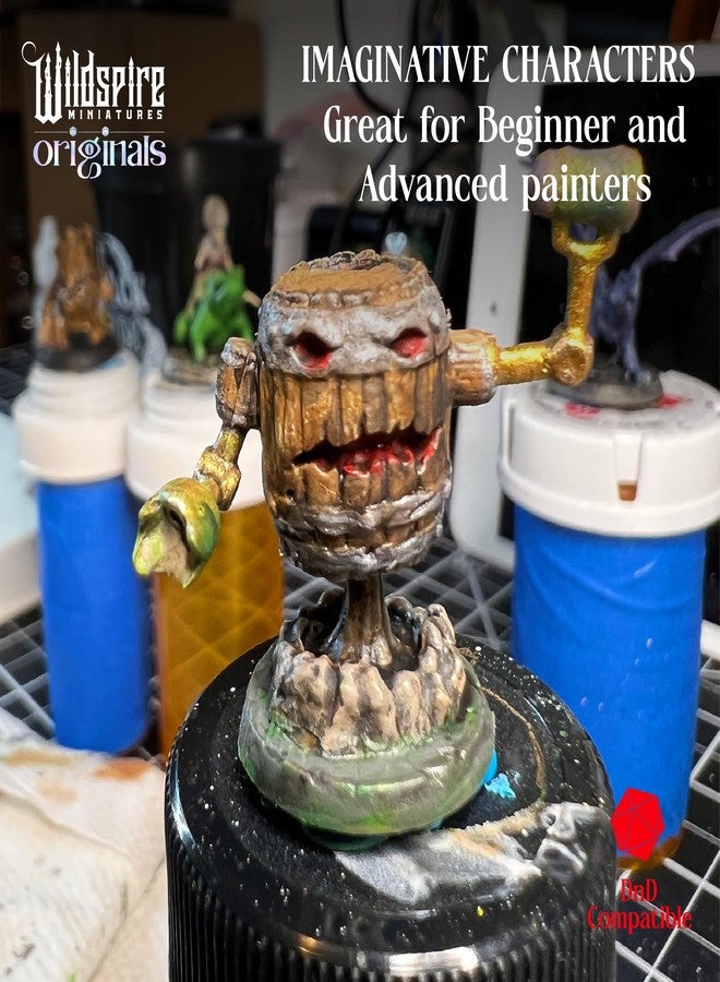Wildspire Monsters Pack for DND Miniatures Booster Pack of 16 Bulk Monsters 28mm-32mm Scale Dungeons Dragons Accessories D&D Miniature DND Minis D D Figures Starter Set Tabletop Pathfinder Set - Image 5